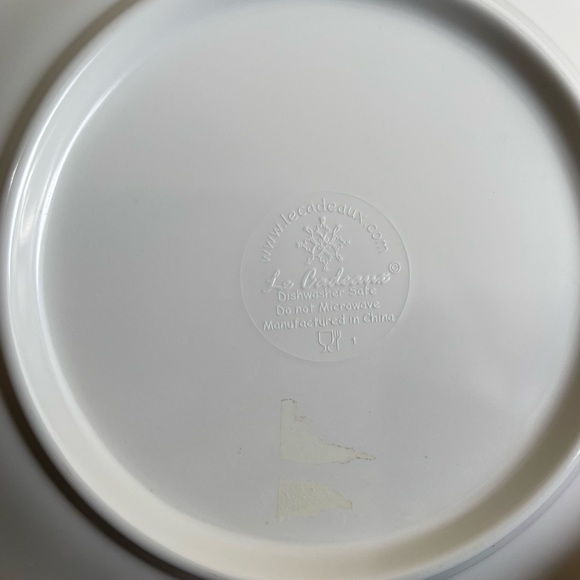 Le Cadeaux salad plates Blue Melamine. - Picture 4 of 6